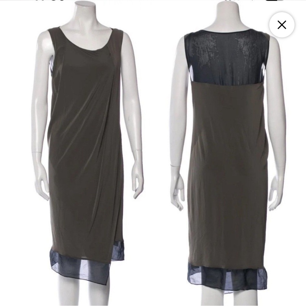 Helmut Lang Scoop Neck
Grey Dress Medium